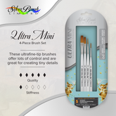 Ultra Mini® 4pc Lettering Set | Short Handle | UMS-2450S